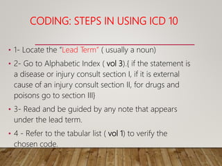 ICD 10 lecture | PPTX
