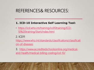 ICD 10 lecture | PPTX