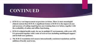 ICD 11 | PPTX