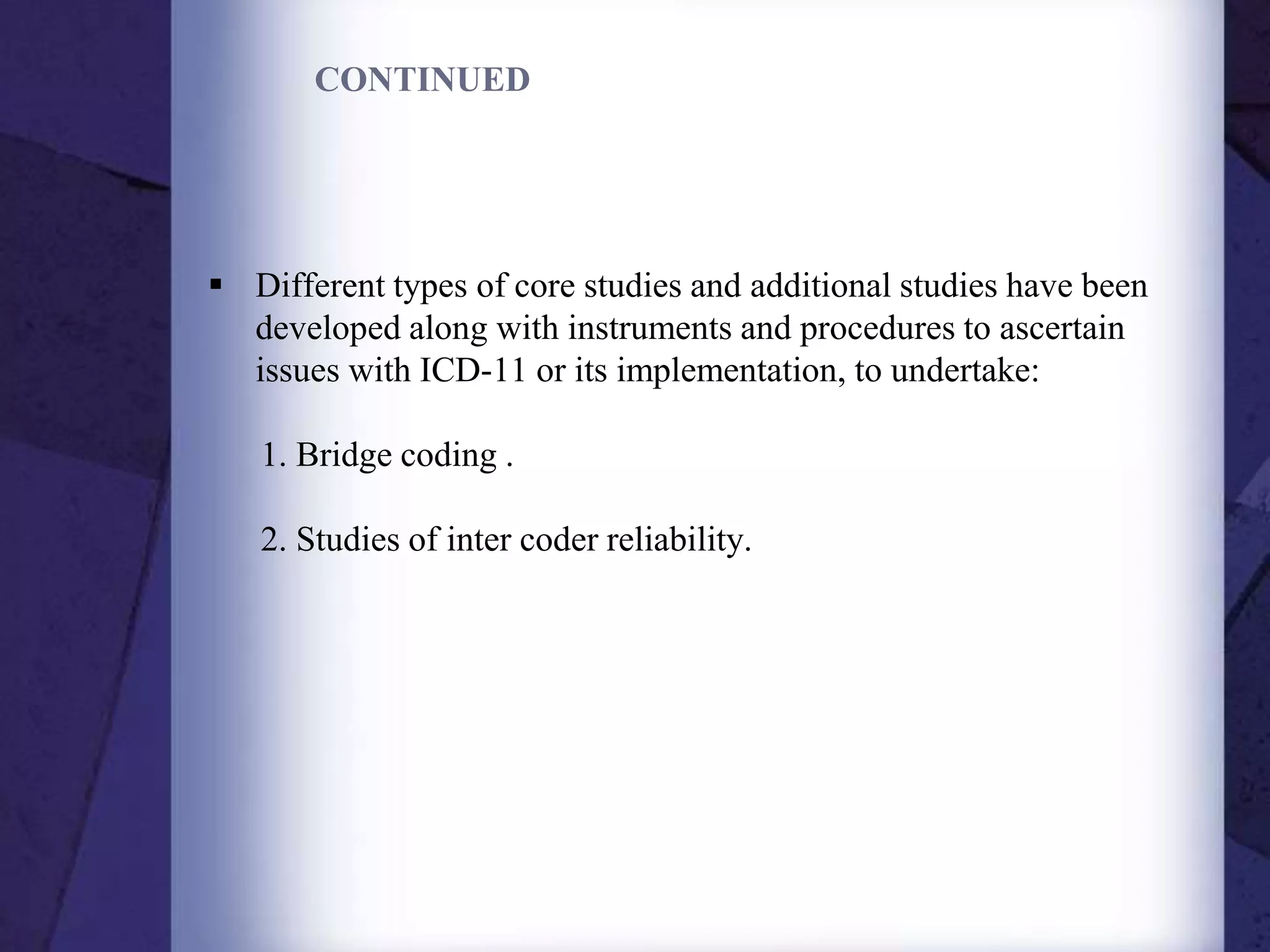 Icd 11 ppt | PPTX
