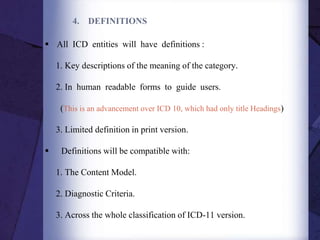 Icd 11 ppt | PPTX