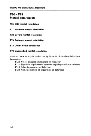 ICD-10 Classification of Mental and Behavioural Disorders: Clinical ...
