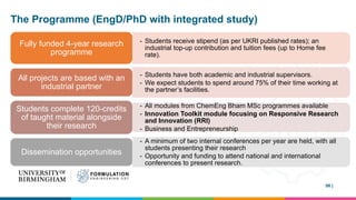 Industry partnerships and doctoral employability – the case of the CDT ...
