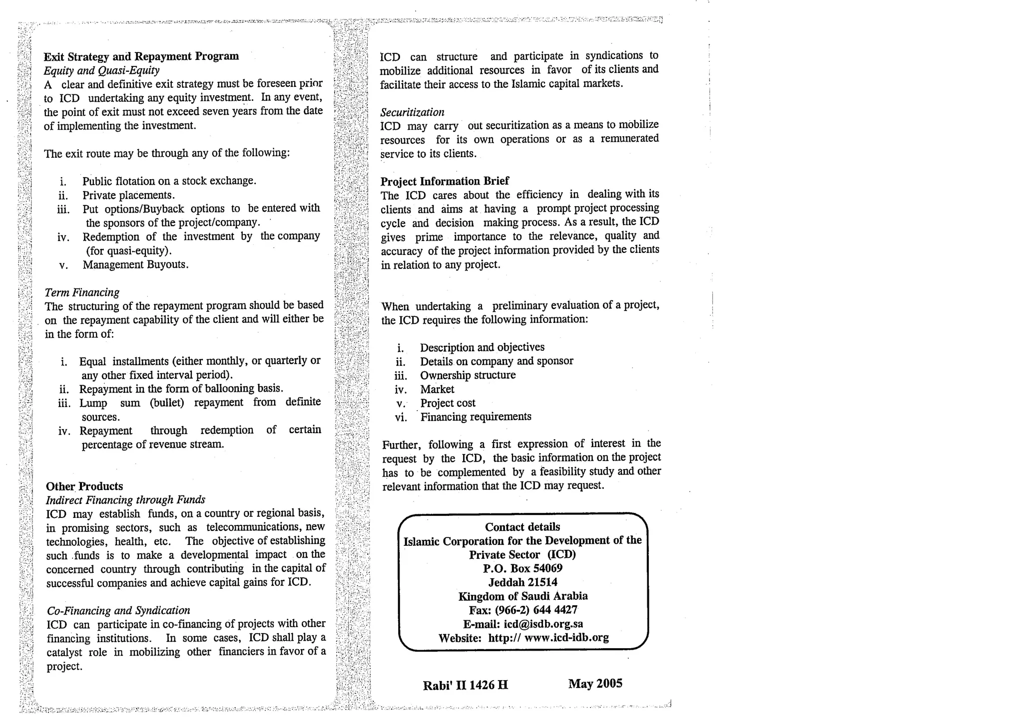 Icd investment guidelines PPT