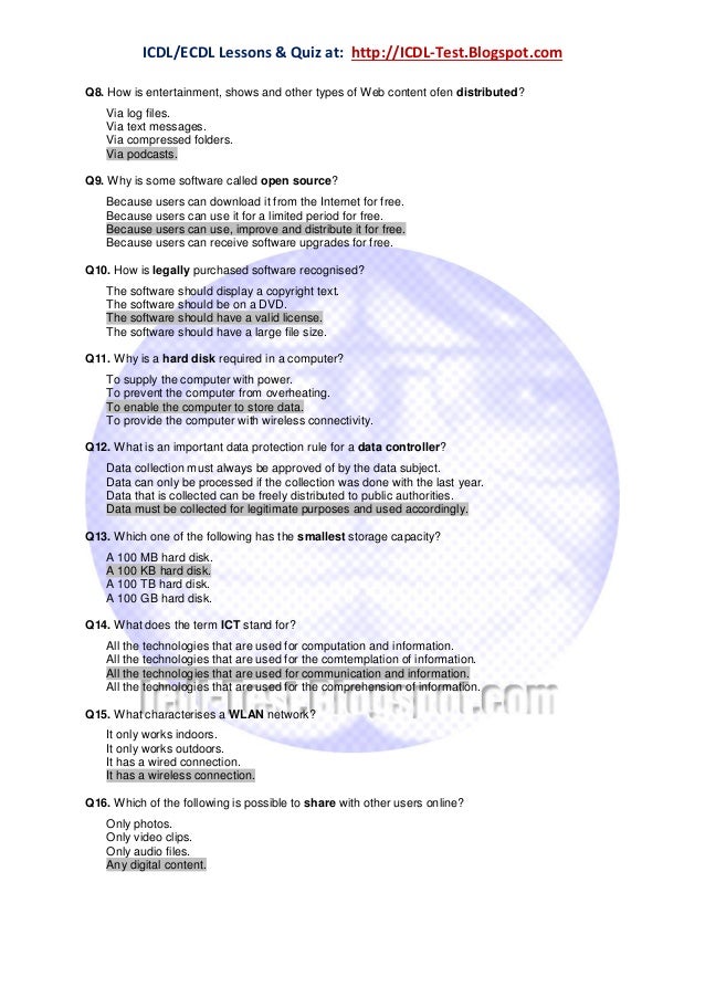 ICDL MODULE 1 EBOOK ICDL MODULE 1 EBOOK