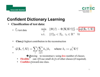 Confident Kernel Sparse Coding and Dictionary Learning | PDF ...