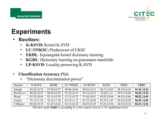 Confident Kernel Sparse Coding and Dictionary Learning | PDF ...