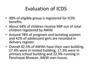 Integrated child Development services scheme | PPTX