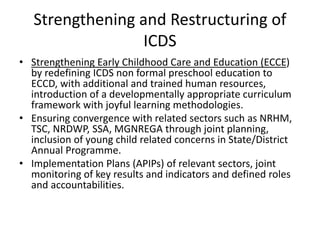 Integrated child Development services scheme | PPTX