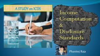 A STUDY on ICDS
-Phanitej Raja
 