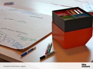 © Proprietary 2010 Idea Couture Inc. + @glinskiii