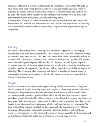 mcdonals and dominos