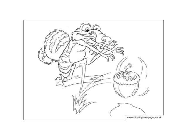 ice age 4 coloring pages games - photo #13