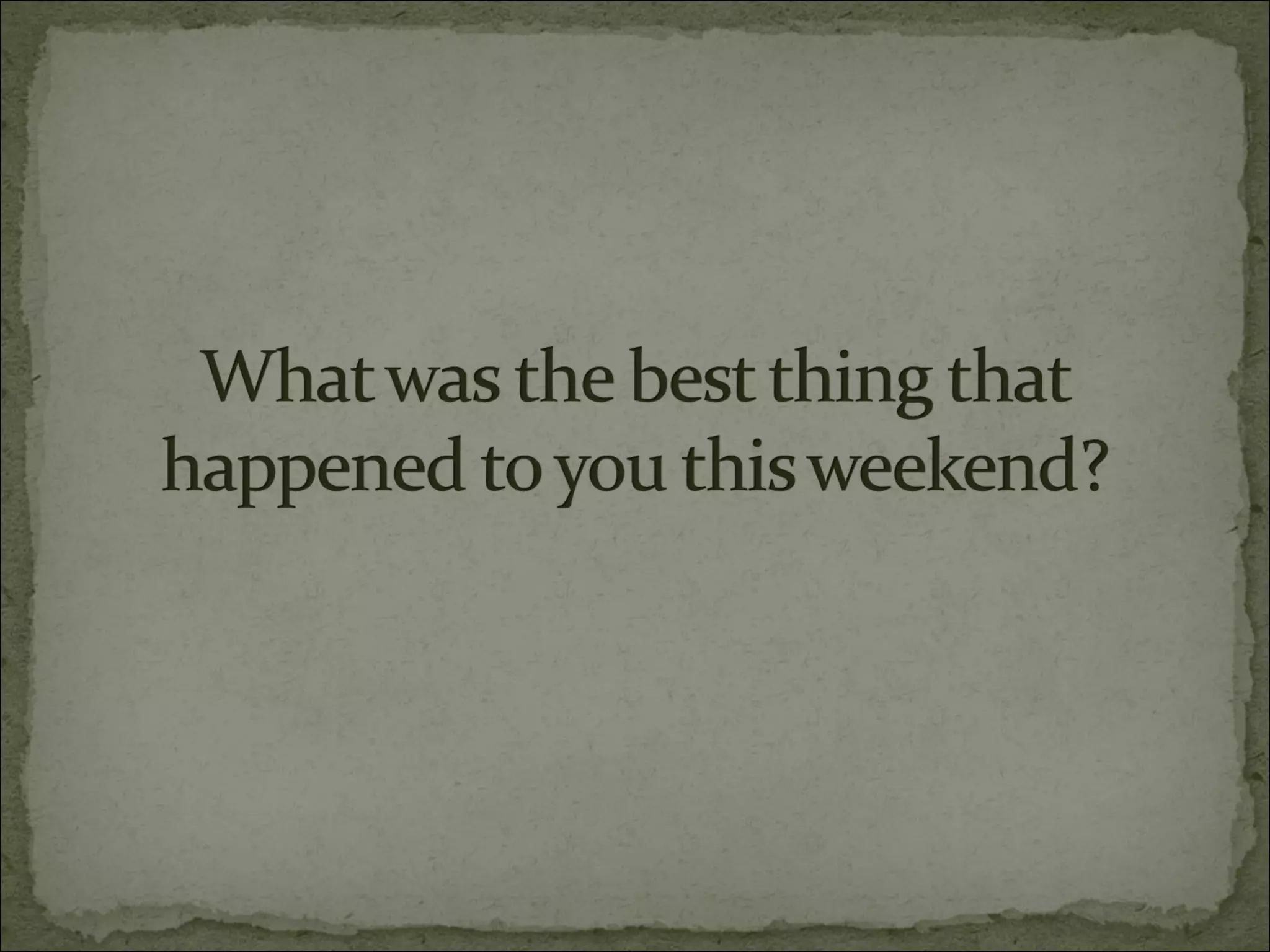 Ice breaker-questions-part-1