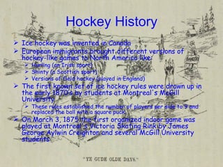 Hurling Ice Ice Hockey | PPT