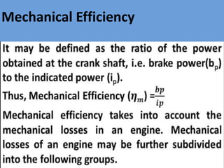 Mechanical Efficiency
 