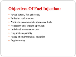 MULTI-POINT FUEL INJECTION SYSTEM | PPTX