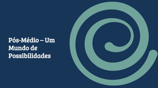 Pós-Médio – Um
Mundo de
Possibilidades
 