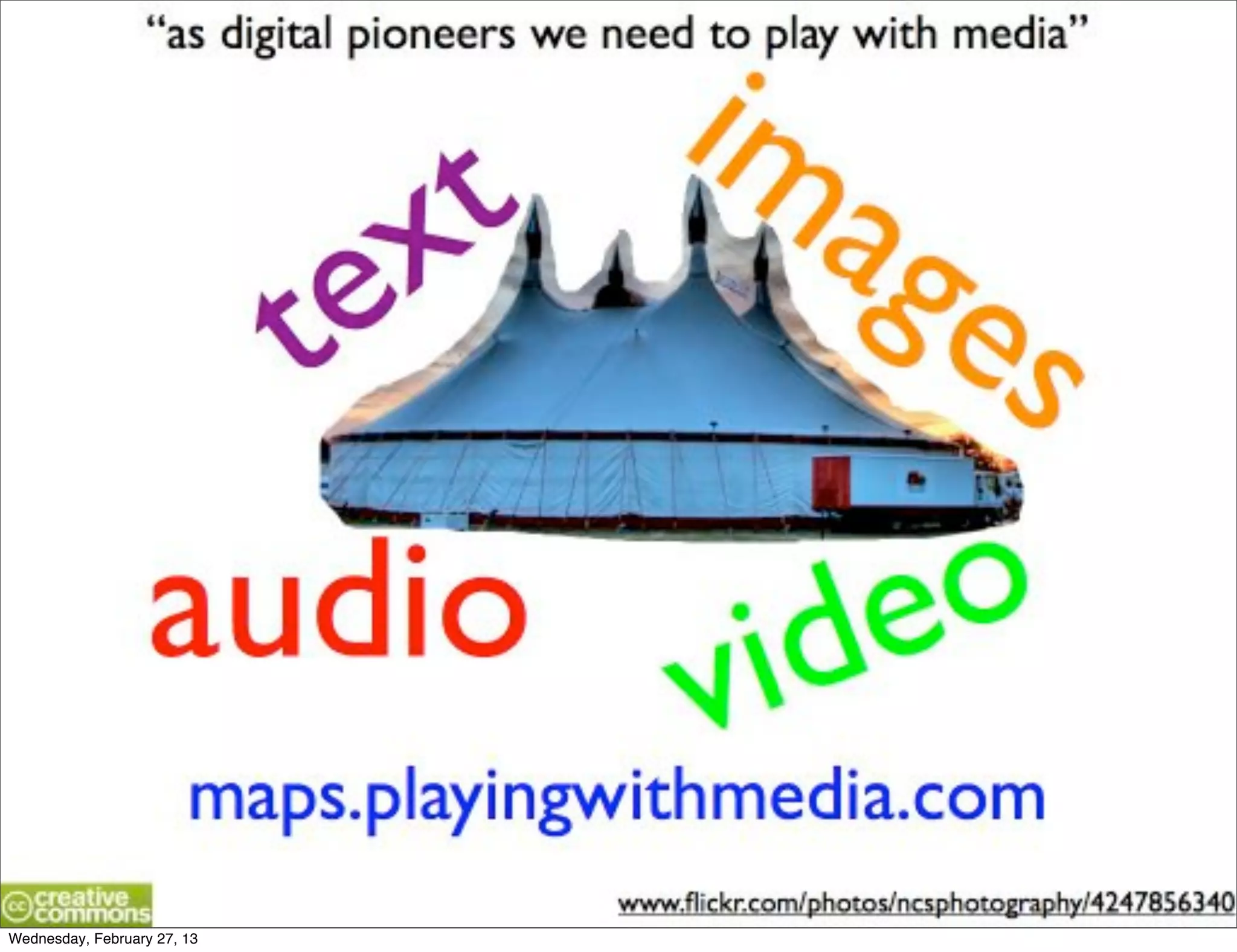 Wednesday, February 27, 13
 