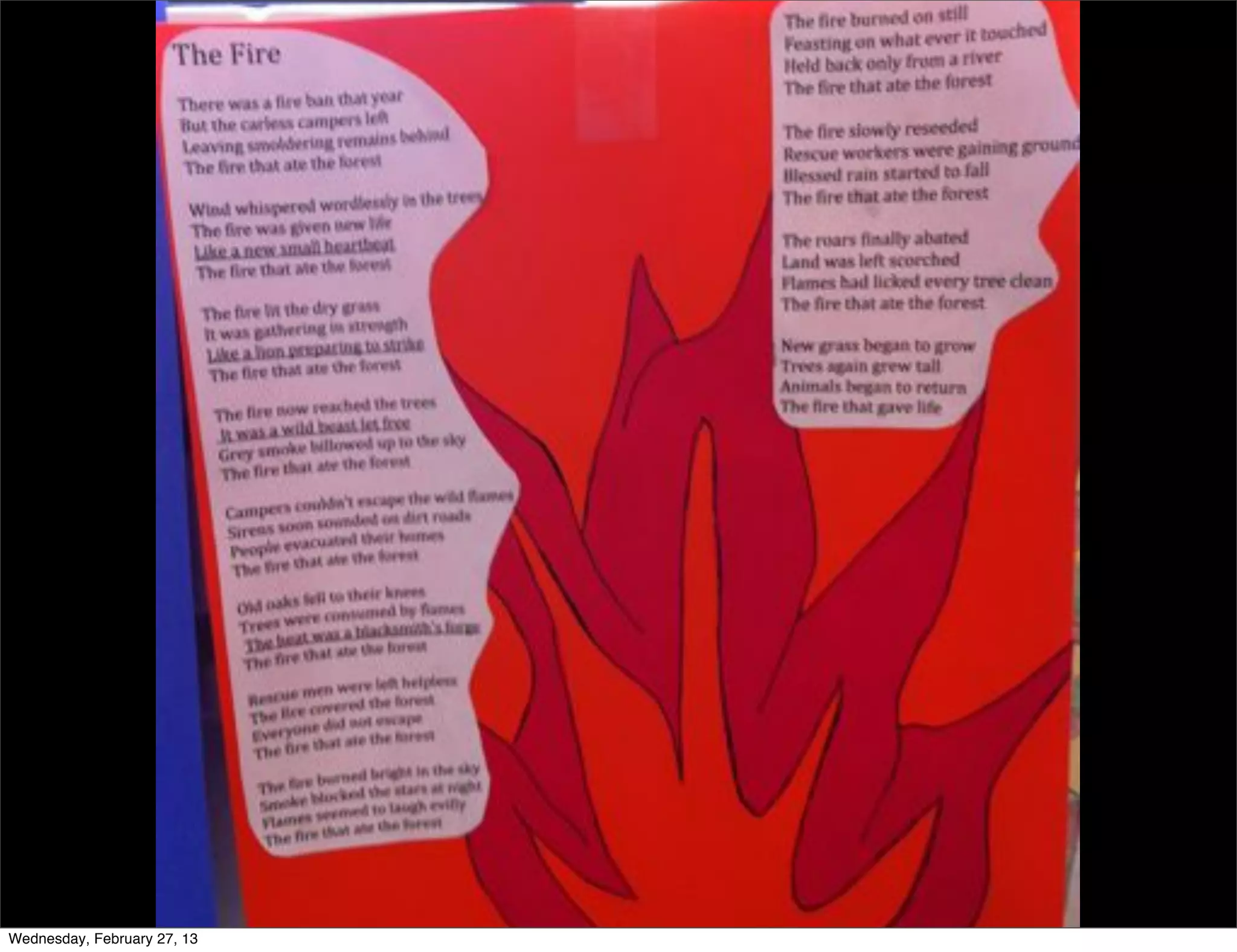 Wednesday, February 27, 13
 