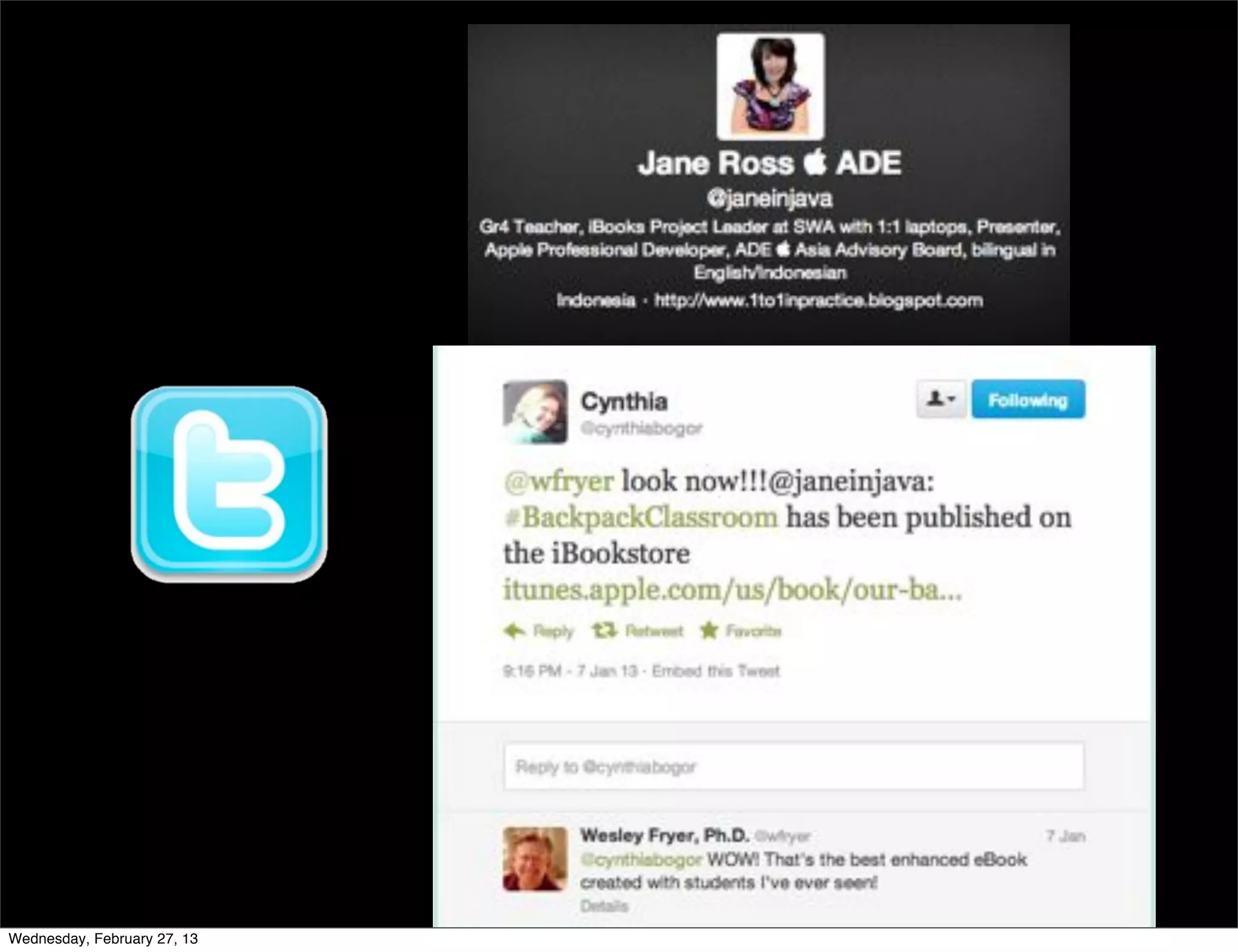 Wednesday, February 27, 13
 