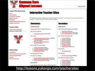 http://lessons.yukonps.com/teachersites
 