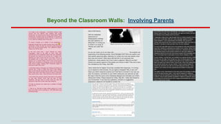 Beyond the Classroom Walls: Involving Parents

 