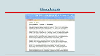 Literary Analysis

 