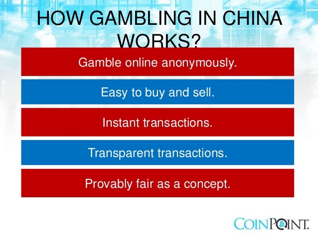 Bitcoin Gambling in China slideshare - 웹