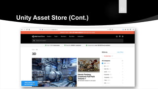 51
Unity Asset Store (Cont.)
 