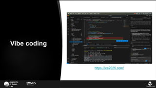 Augmente
d Human
Lab flowsxr.com
https://ice2025.com/
Vibe coding
 
