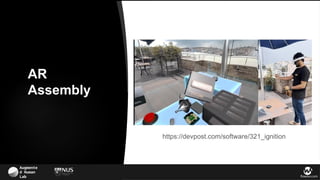 Augmente
d Human
Lab flowsxr.com
https://devpost.com/software/321_ignition
AR
Assembly
 