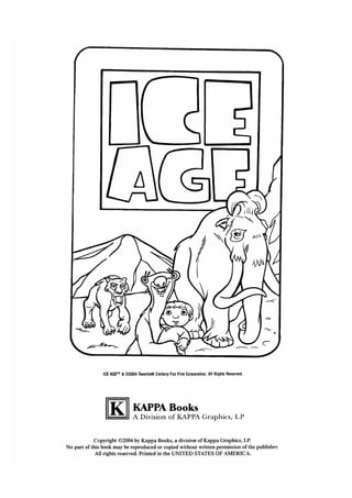 Ice age -_coloring_&_activity_book