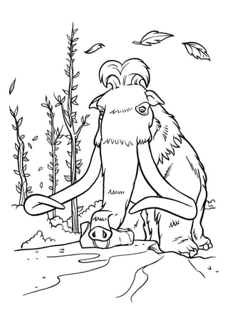 Ice age -_coloring_&_activity_book
