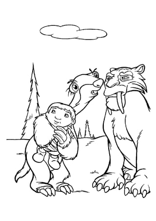 Ice age -_coloring_&_activity_book