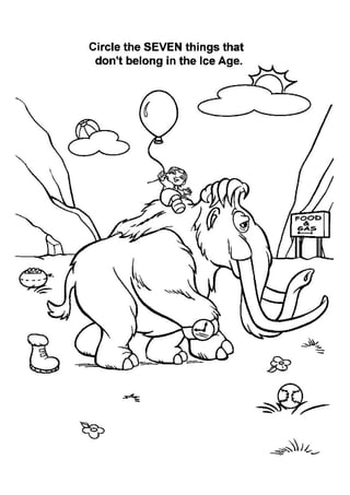 Ice age -_coloring_&_activity_book