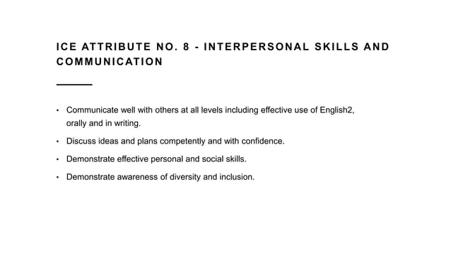 Ice Attributes Document Layout Example ICE Attributes | PPTX