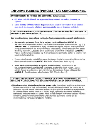 Informe Pincel. Junio-2001. España.
2
,1)250(,(%(5*3,1(/ 