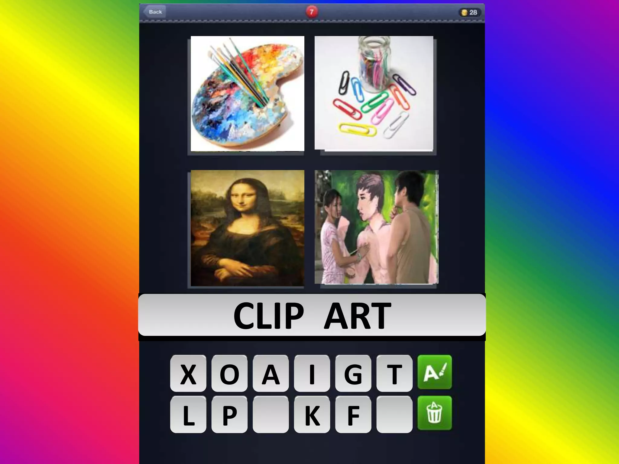 X O A I G T
L P
C
K F
RCLIP ART