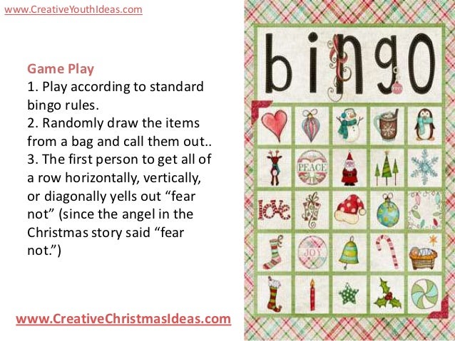 Icebreakers: Christmas Bingo
