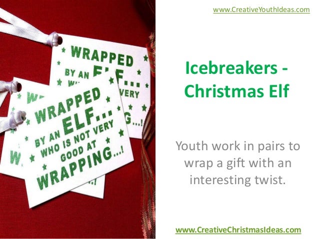 icebreakers christmas elf icebreakers christmas elf