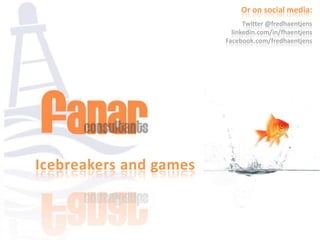 Icebreakers and games for training and workshops - My website moved now to Boxolog.com