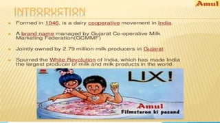 consumer behavior study of amul ice creams | PPTX