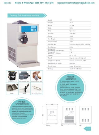 Ice cream equipment catalogue from irene | PDF | Desserts and Baking ...