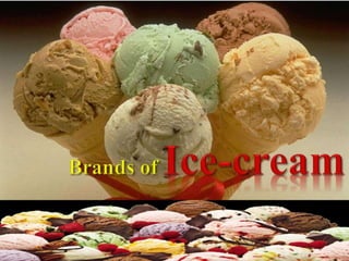 Icecream industry