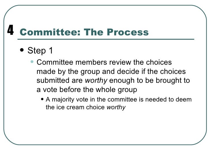 Ice Cream Law Making Simulation