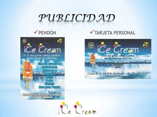 PENDÓN   TARJETA PERSONAL
 