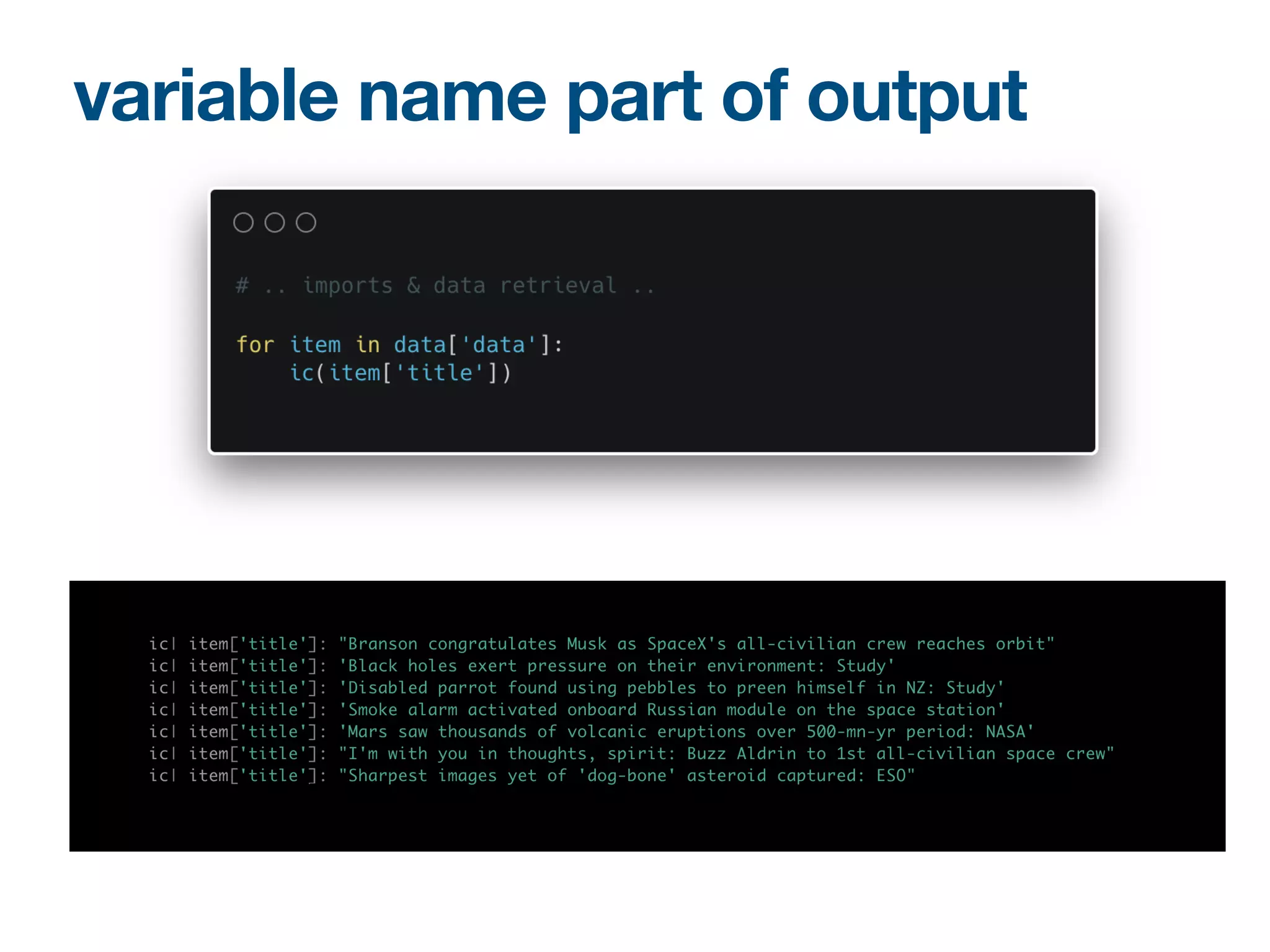 Python icecream library | PPT