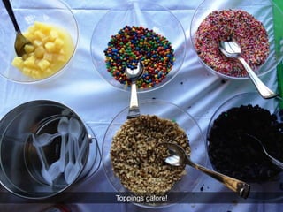 September Clean Up
Photo #6, Jeff Nemic (MAP): Secret’s Out Button
                Toppings galore!
 