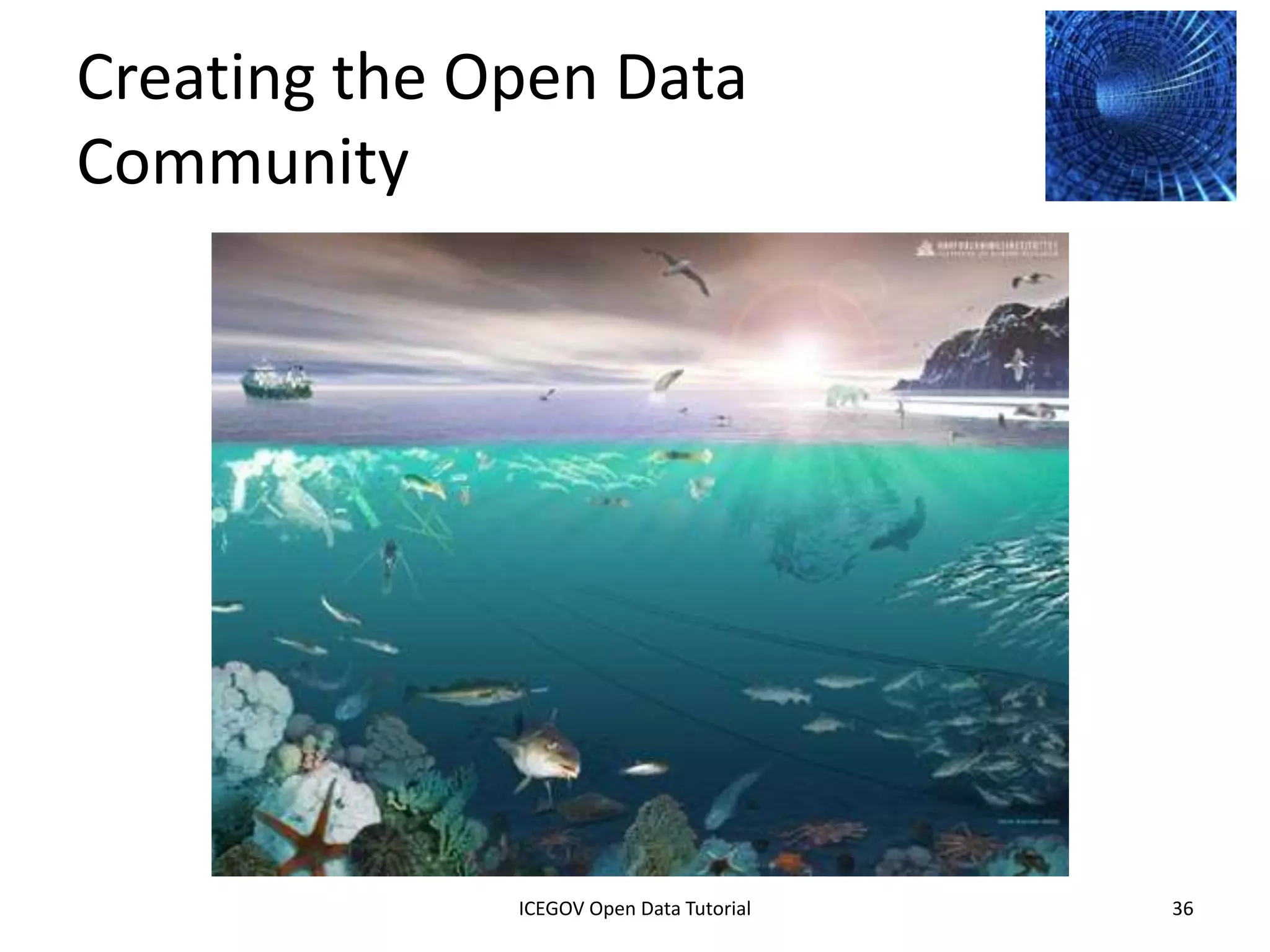 5 Star Data




              2012 INTERNATIONAL OPEN GOVERNMENT DATA CONFERENCE—OPEN GOV DATA TUTORIAL
9 July 2012                            ICEGOV Open Data Tutorial                          36
 
